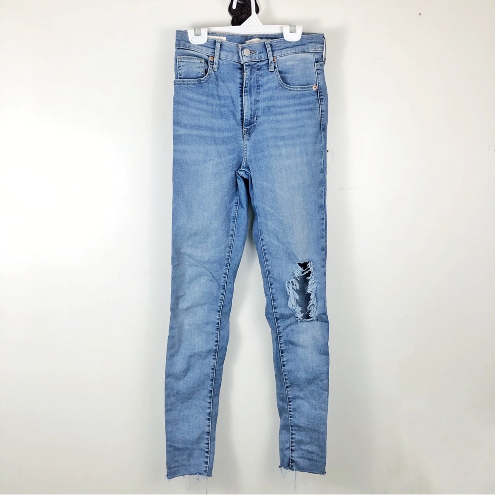 Levi’s Mile High Super Skinny Jeans Medium Blue Wash Size 26